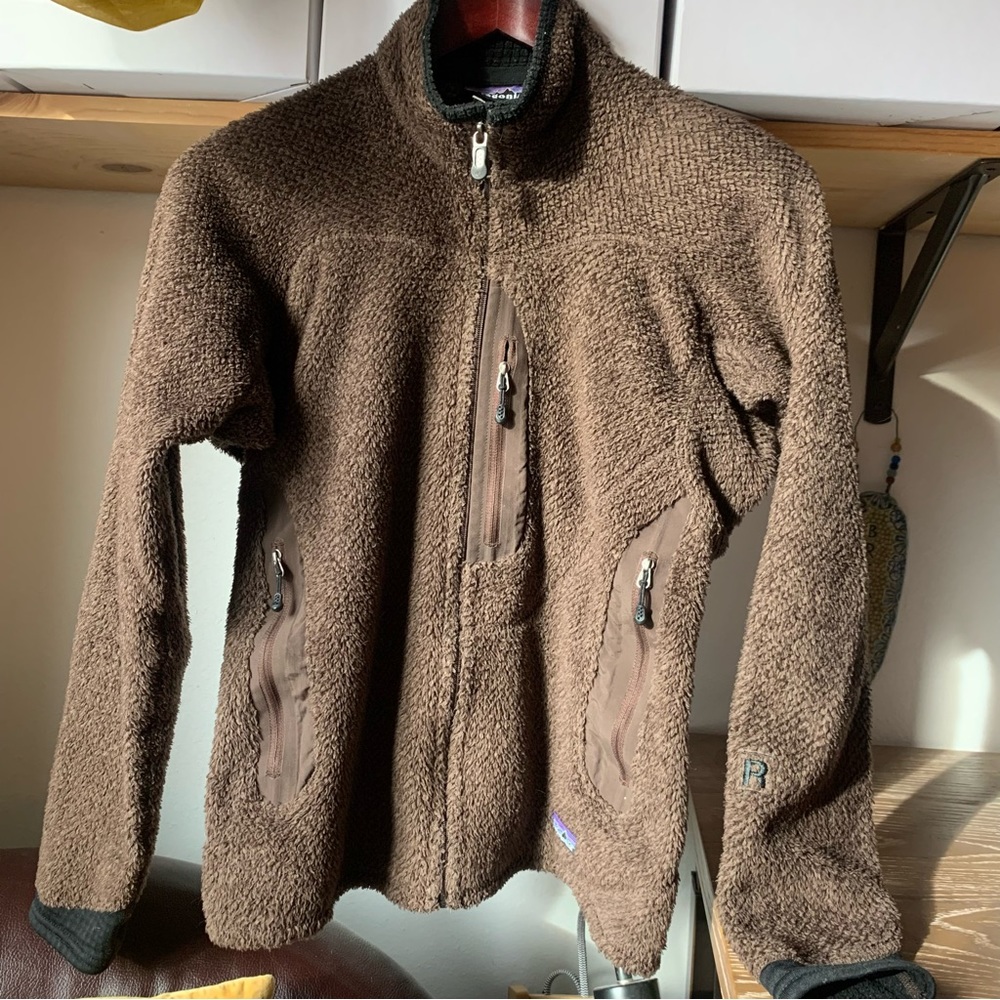 Patagonia Brown Zip Fleece size Med